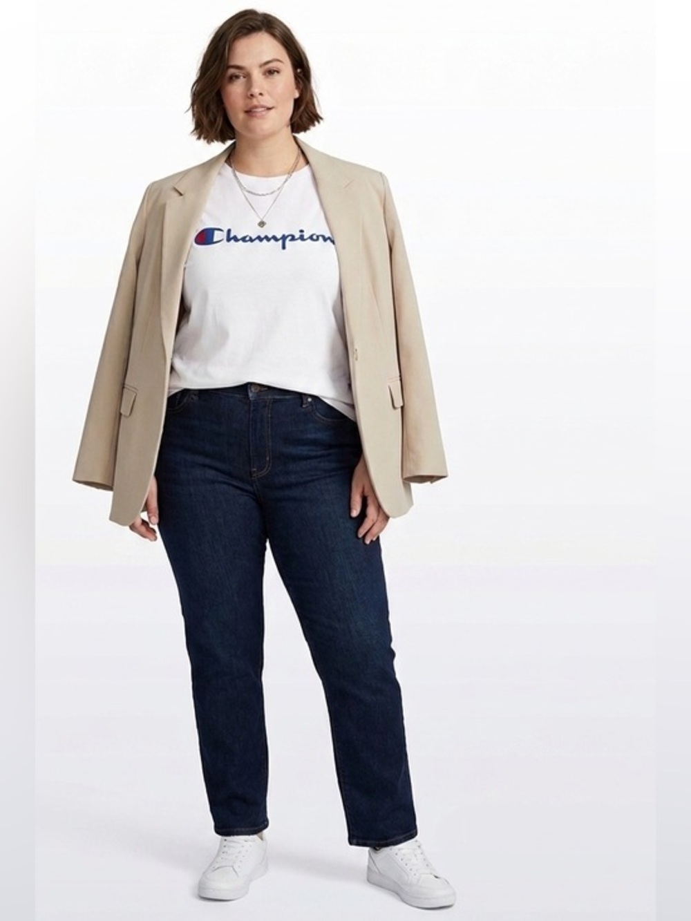 New Champions Logo V Neck T-Shirt